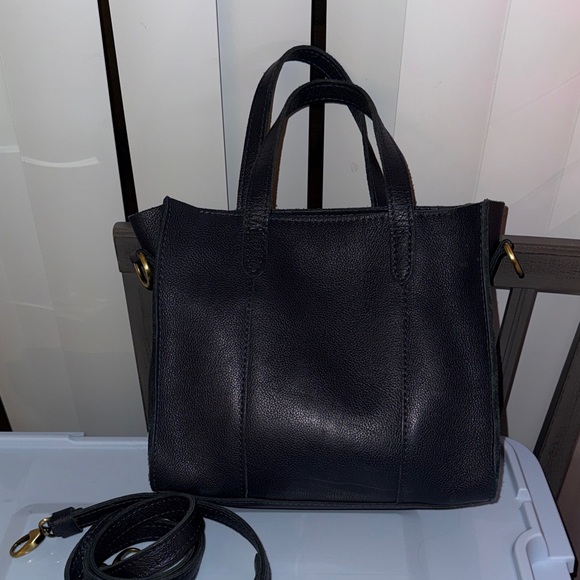 EUCC - Portland Leather Goods - Lola Crossbody Tote - Night Owl - Picture 6 of 7